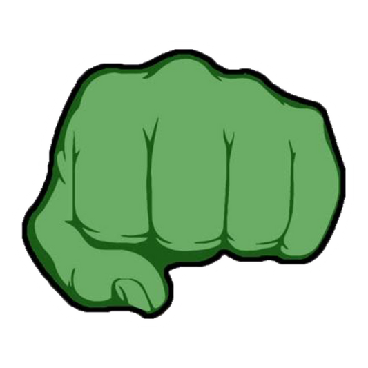 Hulk Smash Fist Premium Vinyl Stickers