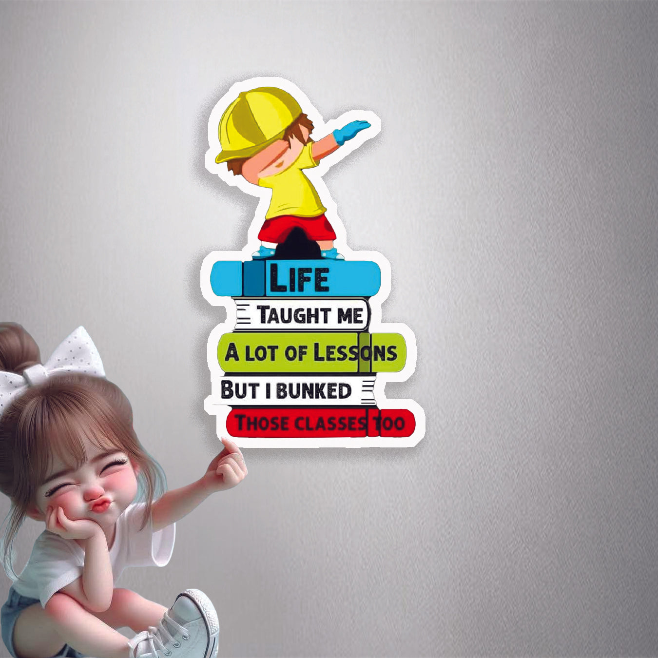 Bunked Classes Life Lessons Premium Vinyl Stickers