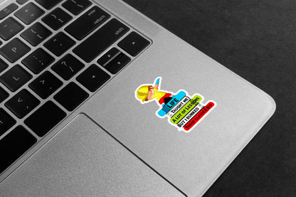 Bunked Classes Life Lessons Premium Vinyl Stickers