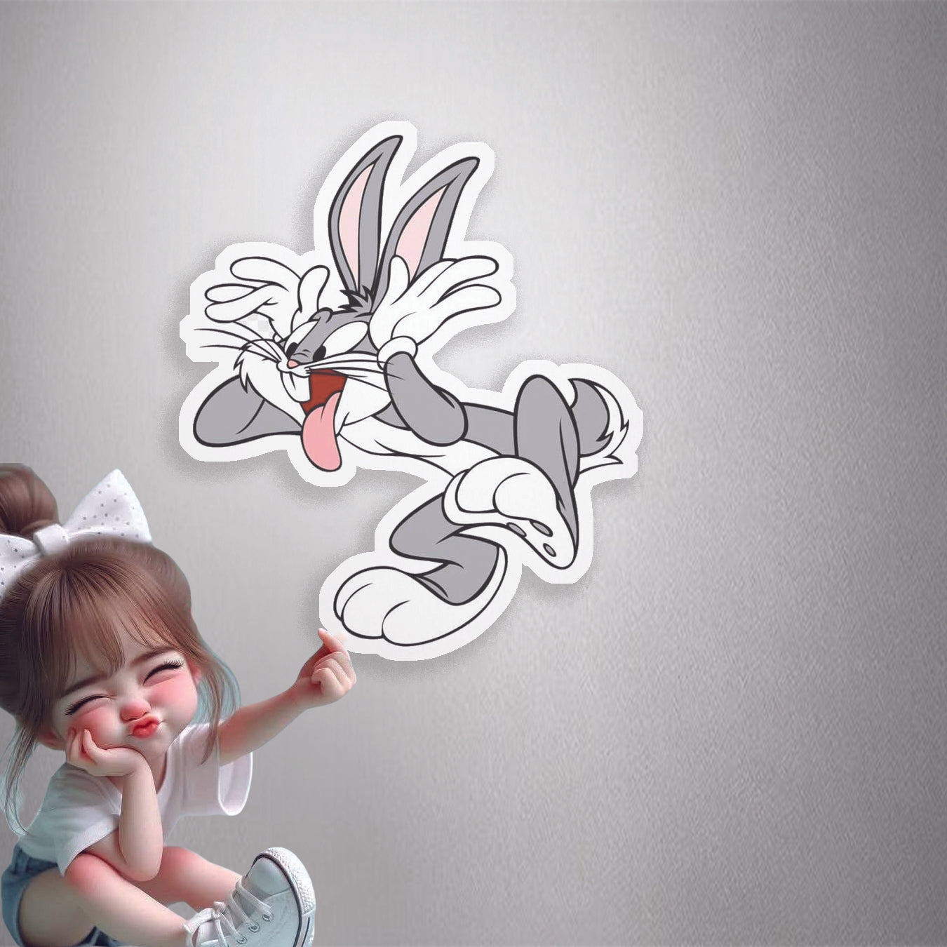 Classic Bugs Bunny Premium Vinyl Stickers