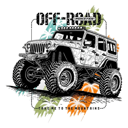 4x4 OffRoad Dirt CarBumper Sticker