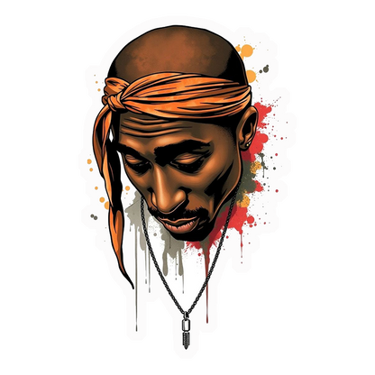 2Pac Tribute Premium Vinyl Stickers