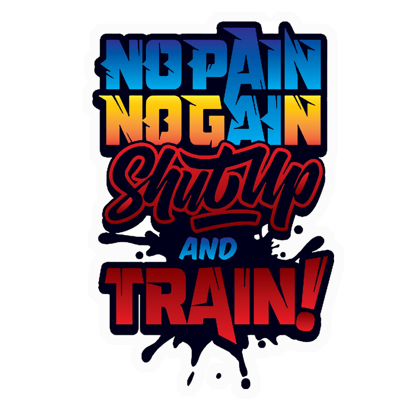 Shut Up And Train Premium Vinyl Stickers