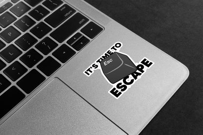 Time To Escape Premium Vinyl Stickers