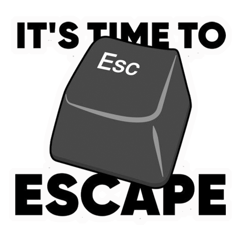 Time To Escape Premium Vinyl Stickers