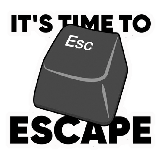 Time To Escape Premium Vinyl Stickers