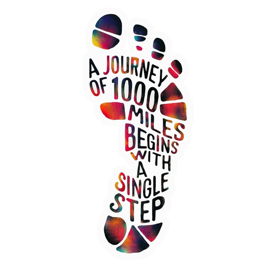 A Single Step Premium Vinyl Stickers