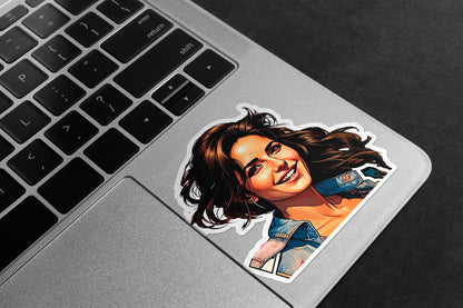 Katrina Kaif Charm Premium Vinyl Stickers