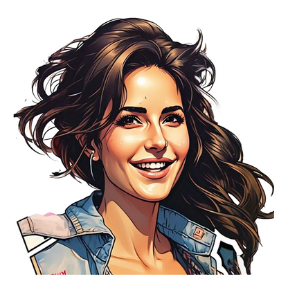 Katrina Kaif Charm Premium Vinyl Stickers