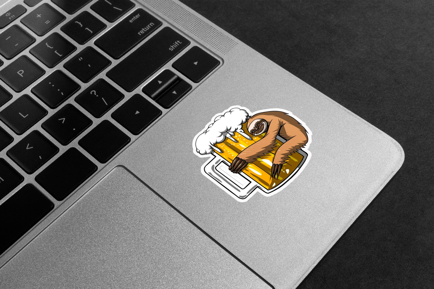 Sloth Loves Beer Premium Vinyl Stickers