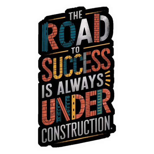 Road To Success Premium Vinyl Stickers