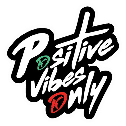 Positive Vibes Only Premium Vinyl Stickers