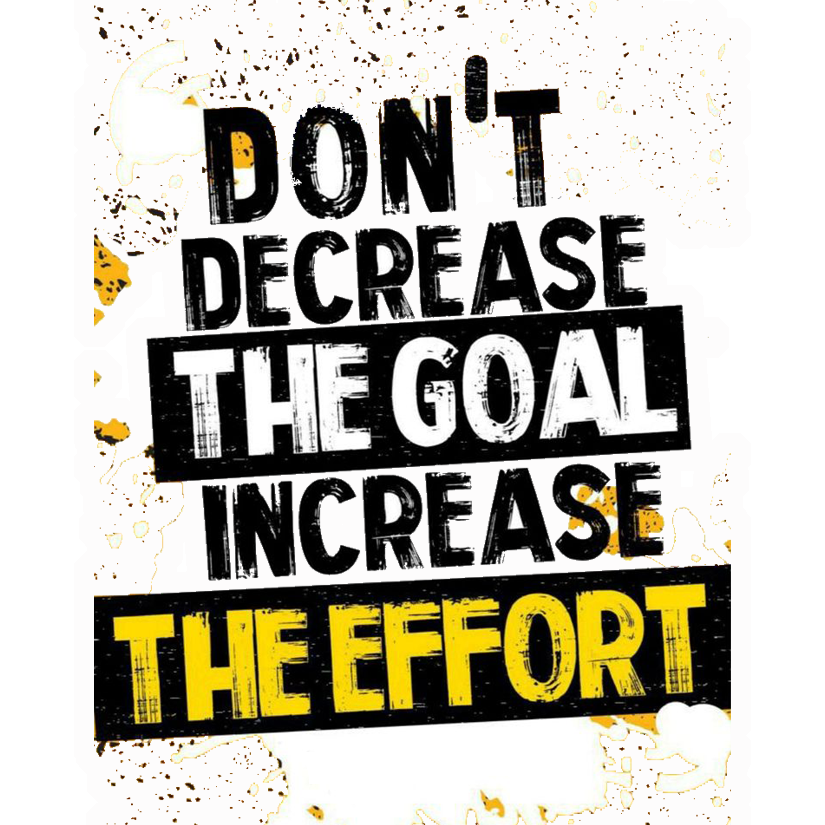 Increase The Effort Premium Vinyl Stickers