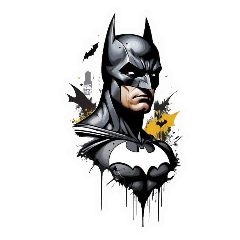 Batman Graffiti Premium Vinyl Stickers