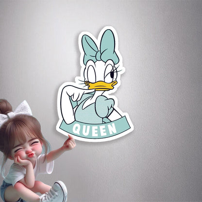 Daisy Duck Queen Premium Vinyl Stickers