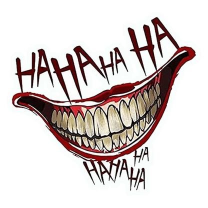 Joker Laugh Premium Vinyl Stickers