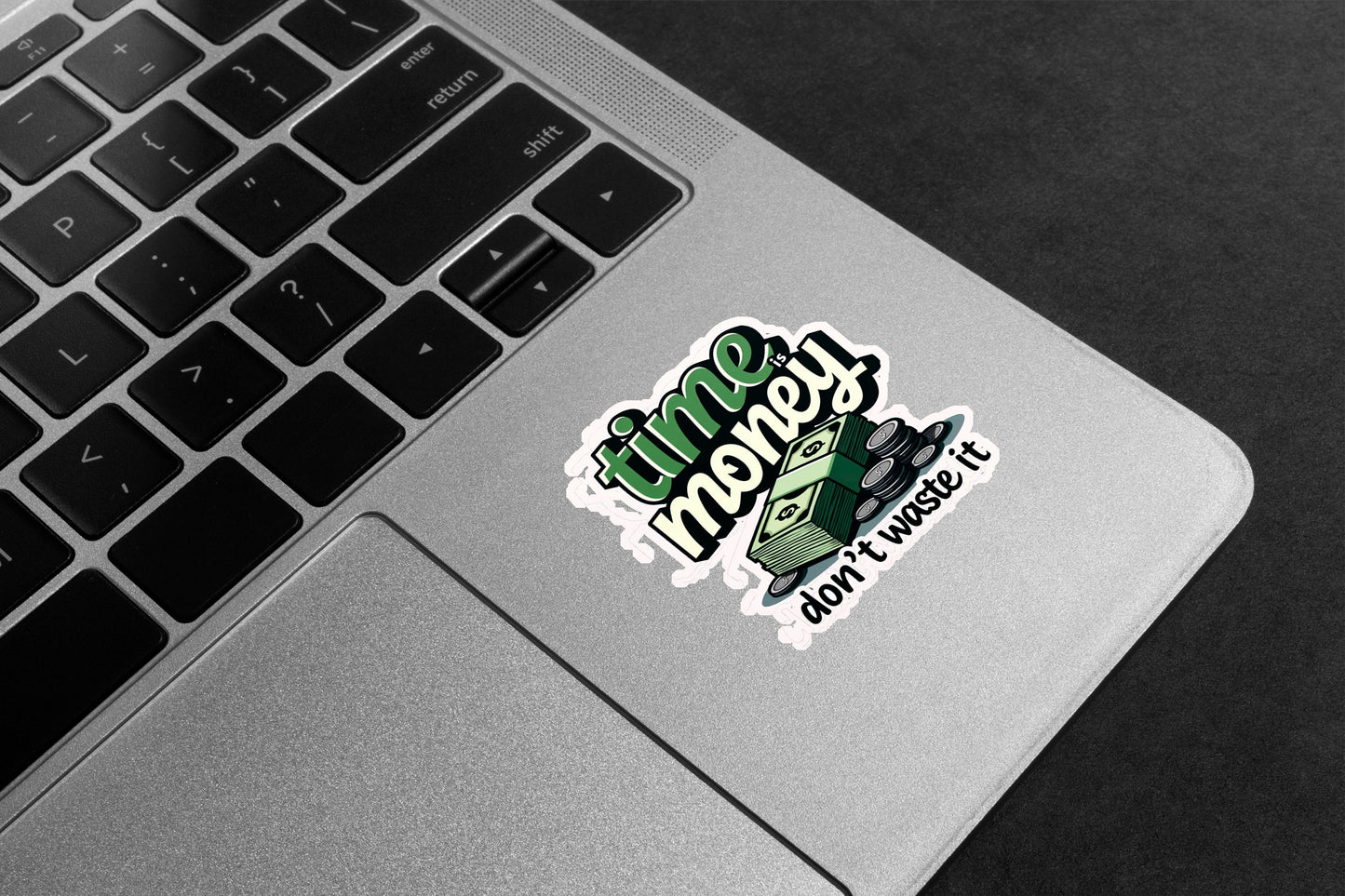 Time is Money Premium Vinyl Stickers