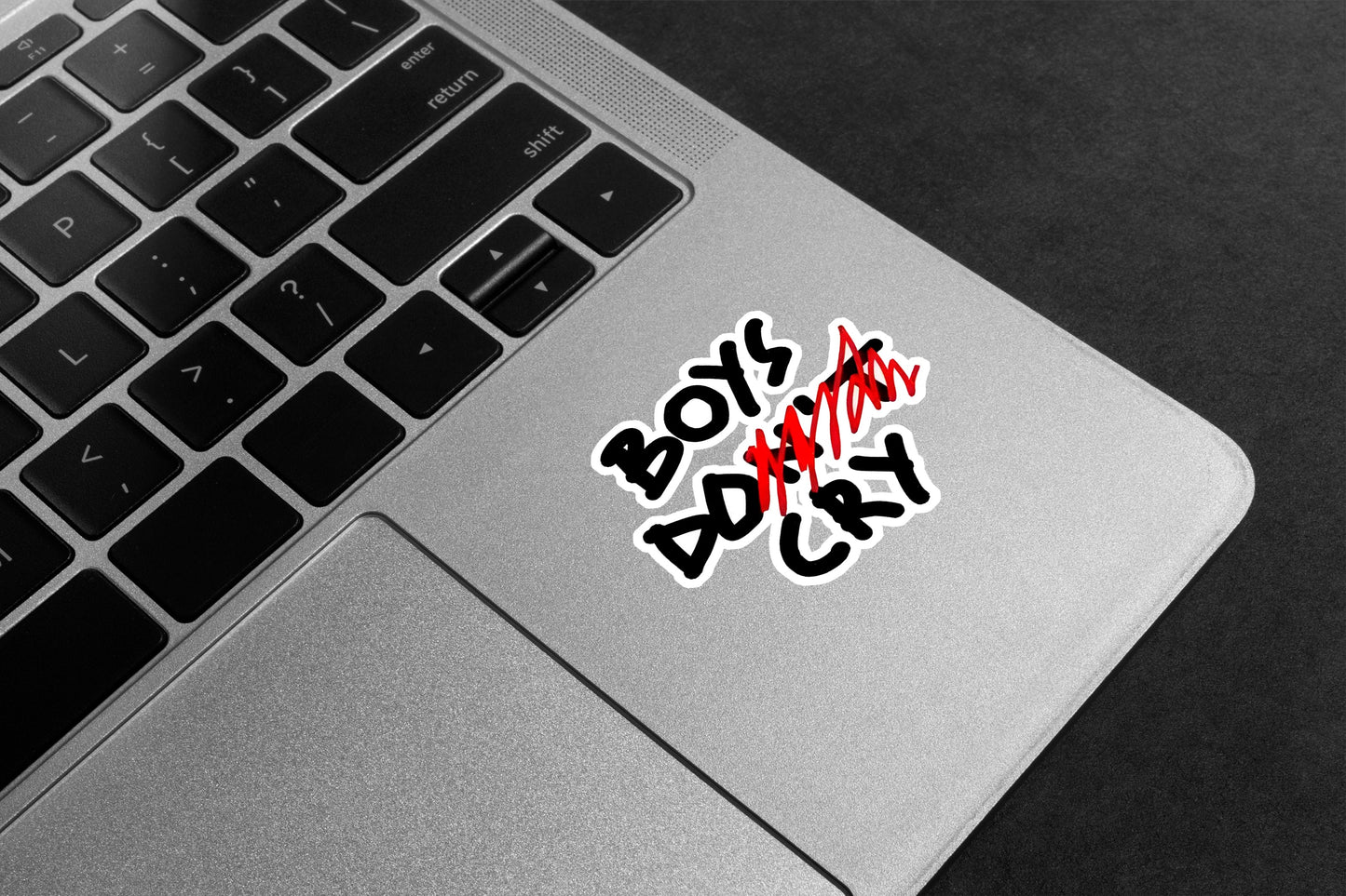 Boys Don't Cry Premium Vinyl Stickers