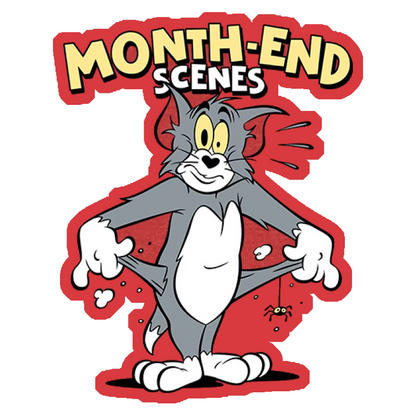 Month-End Scenes Premium Vinyl Stickers