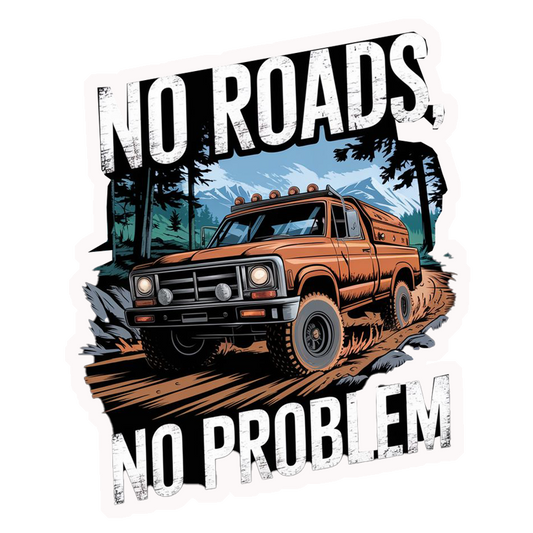 Off-Road No Problem Premium Vinyl Stickers