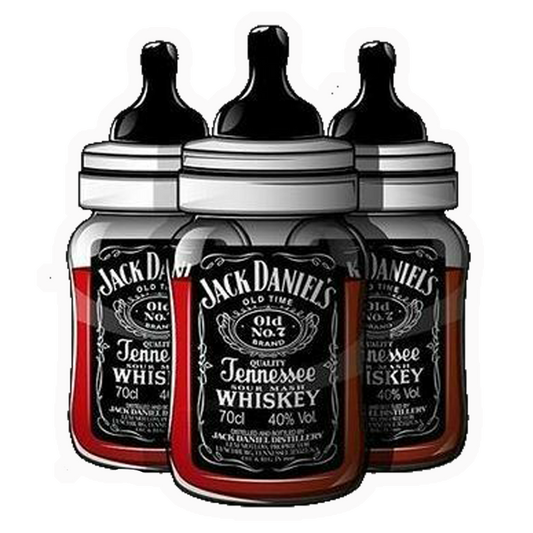 Jack Daniels Baby Bottle Premium Vinyl Stickers