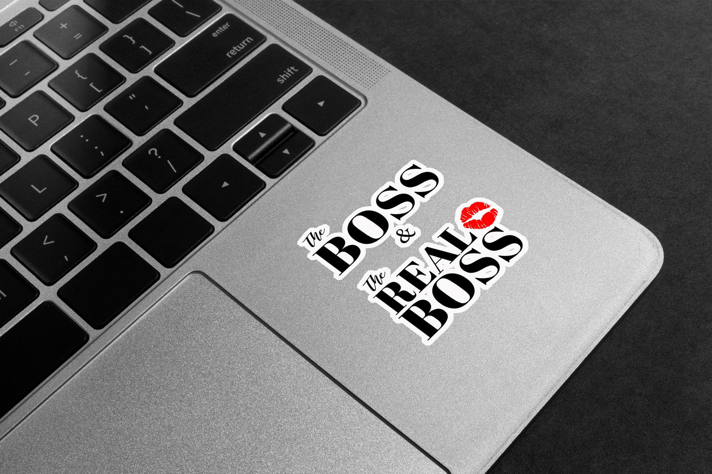 The Boss & The Real Boss Premium Vinyl Stickers