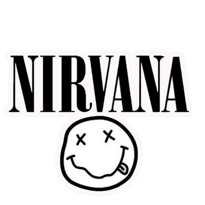 Nirvana Smiley Logo Premium Vinyl Stickers