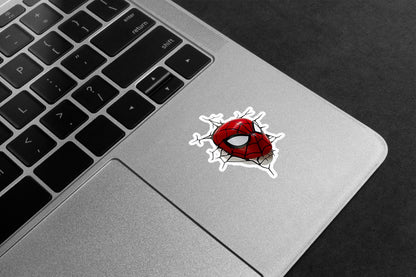 Spider-Man Breaking Through Wall Premium Vinyl Stickers