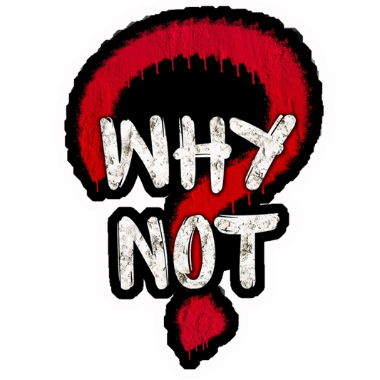 Why Not? Graffiti Premium Vinyl Stickers