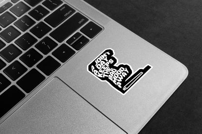 A Joint A Day Keeps The Bad Mood Away Premium Vinyl Stickers