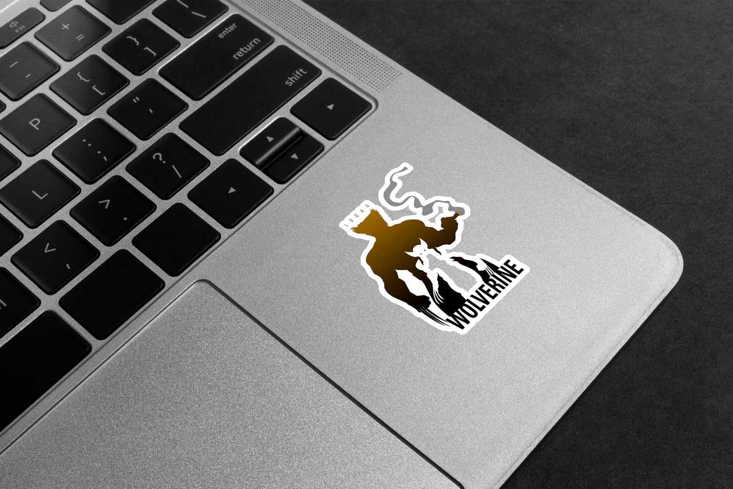Logan & Wolverine Silhouette Premium Vinyl Stickers