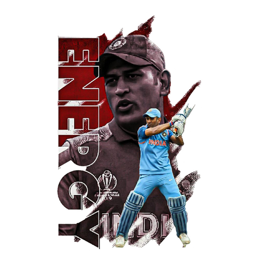 MS Dhoni Energy Premium Vinyl Stickers