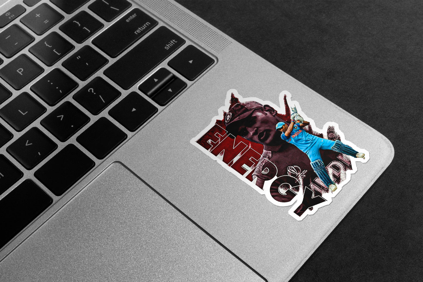 MS Dhoni Energy Premium Vinyl Stickers