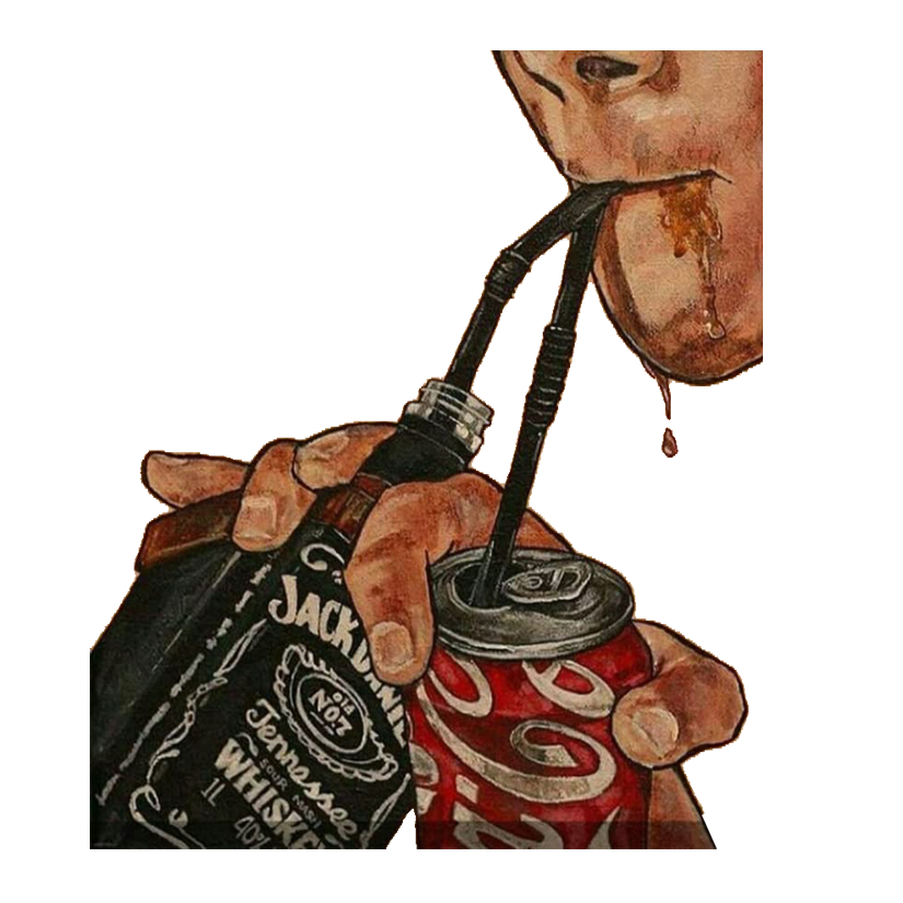 Jack and Coke Premium Vinyl Stickers
