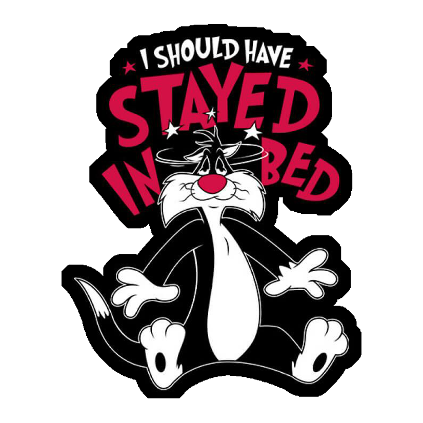 I Should Have Stayed In Bed Premium Vinyl Stickers