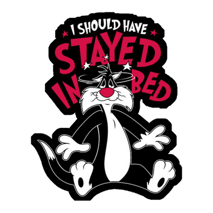I Should Have Stayed In Bed Premium Vinyl Stickers