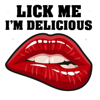 Lick Me I'm Delicious Premium Vinyl Stickers