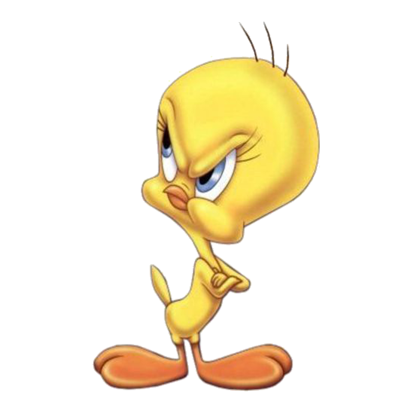 Angry Tweety Bird Premium Vinyl Stickers