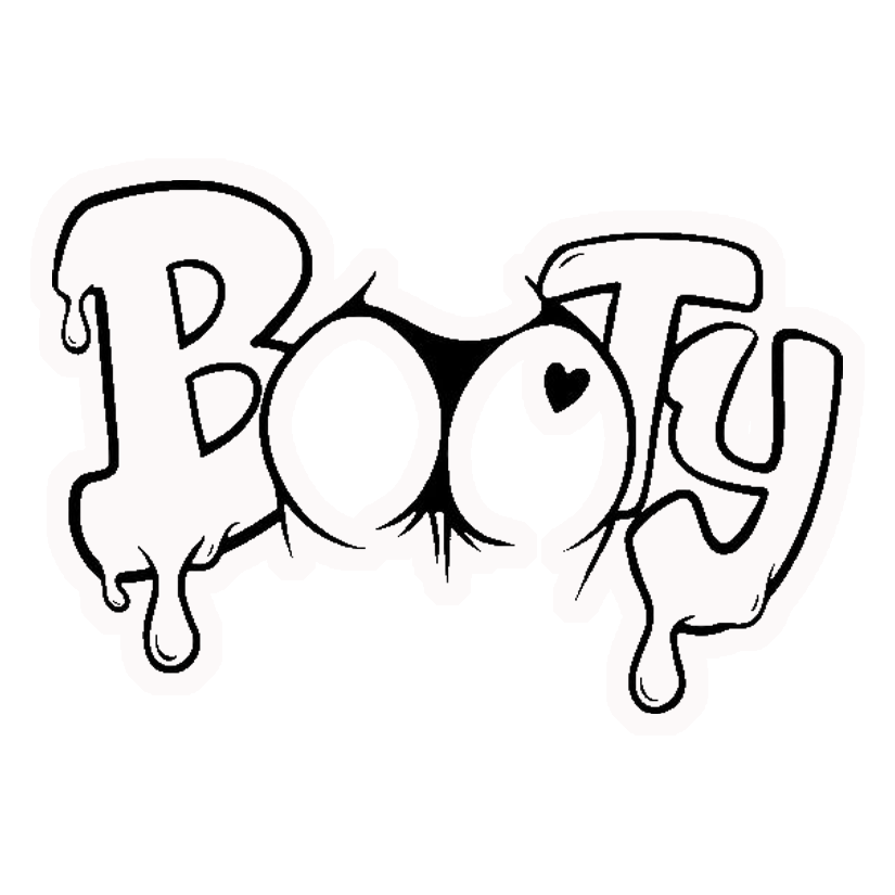 Booty Drip Style Premium Vinyl Stickers