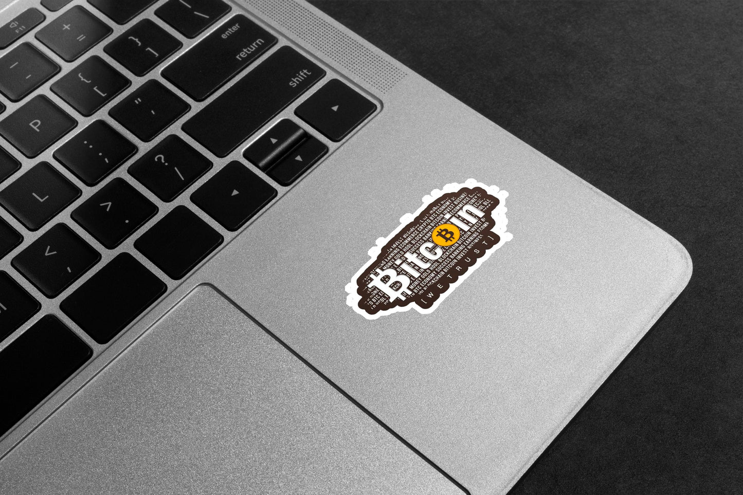 In Bitcoin We Trust Premium Vinyl Stickers
