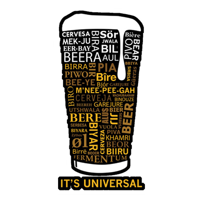 Beer, It's Universal Premium Vinyl Stickers