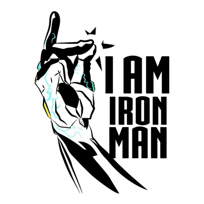 I Am Iron Man Snap Premium Vinyl Stickers