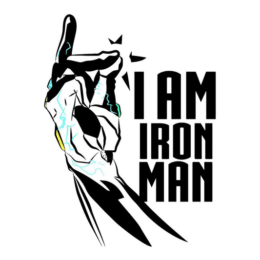 I Am Iron Man Snap Premium Vinyl Stickers