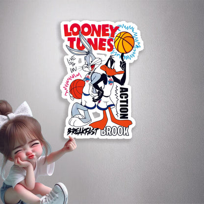 Looney Tunes Space Jam Premium Vinyl Stickers