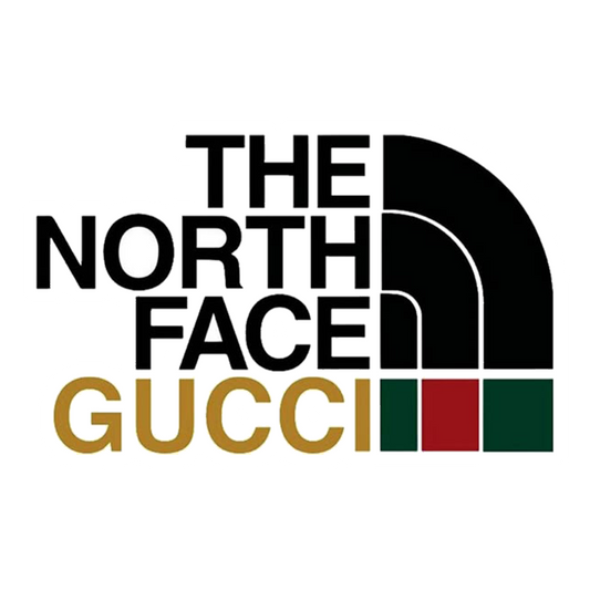 The North Face Gucci Logo Premium Vinyl Stickers