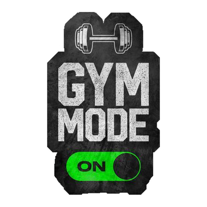 Gym Mode On Premium Vinyl Stickers