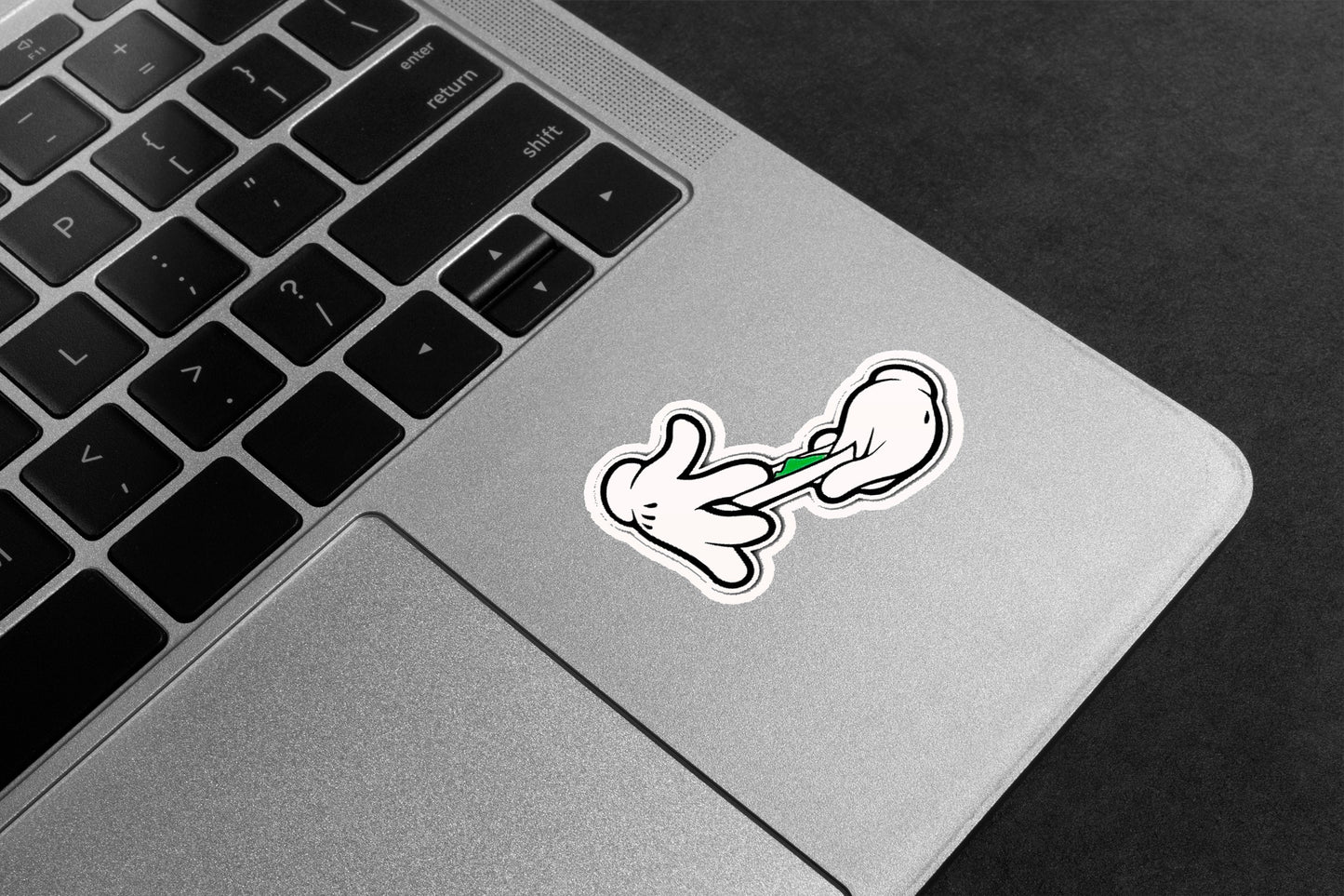 Cartoon Roll Up Premium Vinyl Stickers