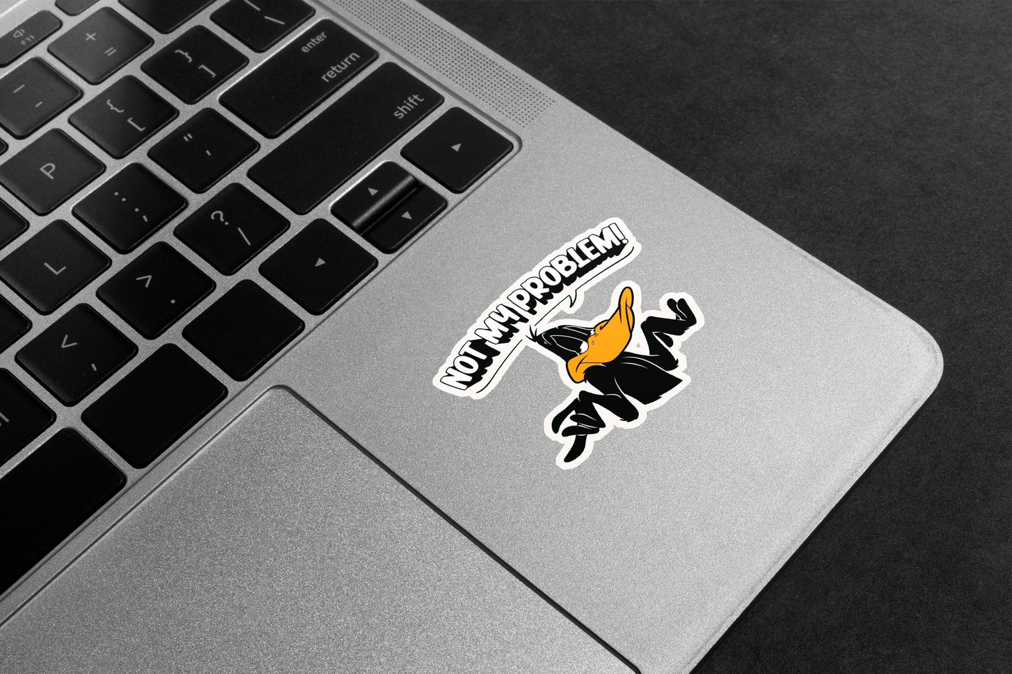 Not My Problem! Daffy Duck Premium Vinyl Stickers