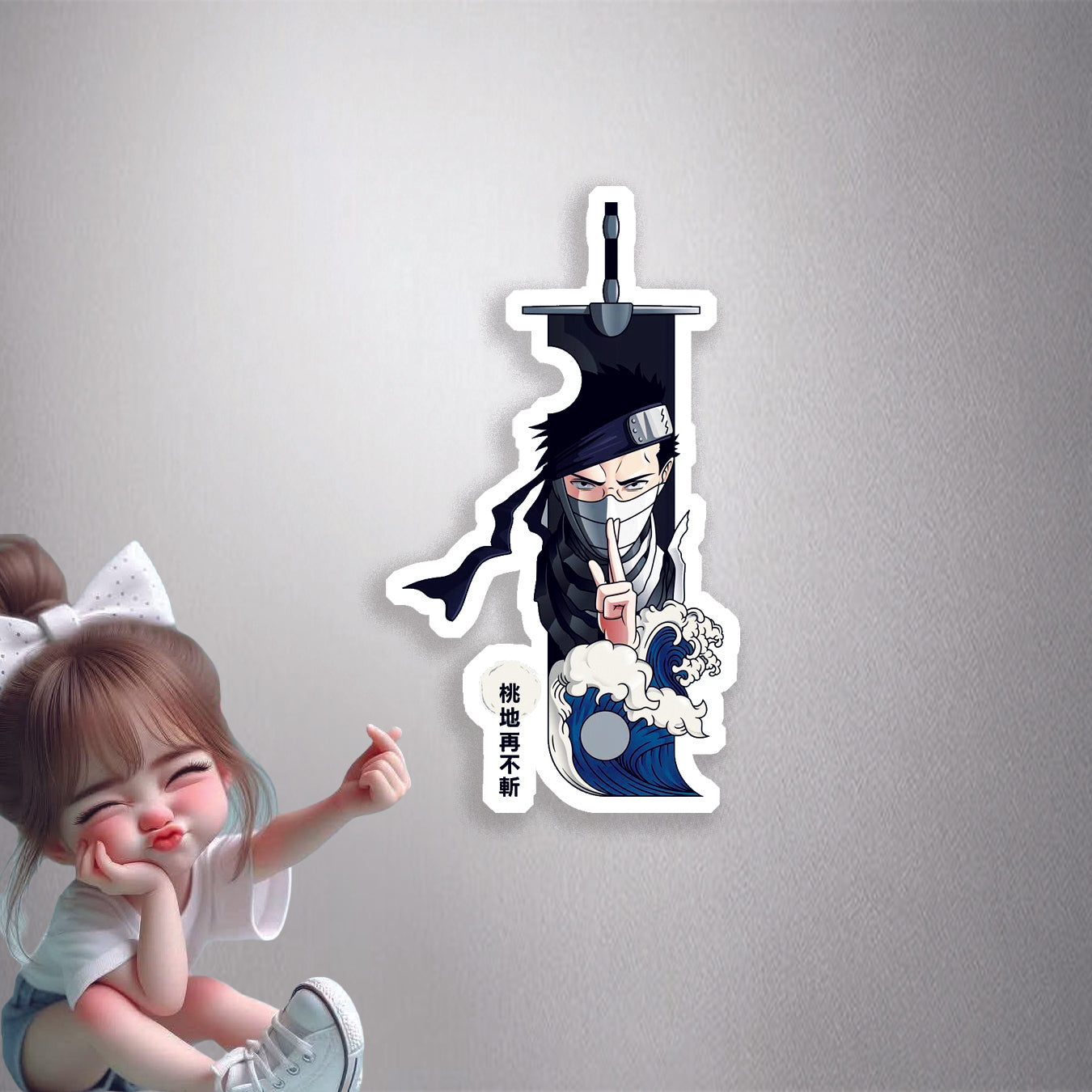 Zabuza Momochi Premium Vinyl Stickers