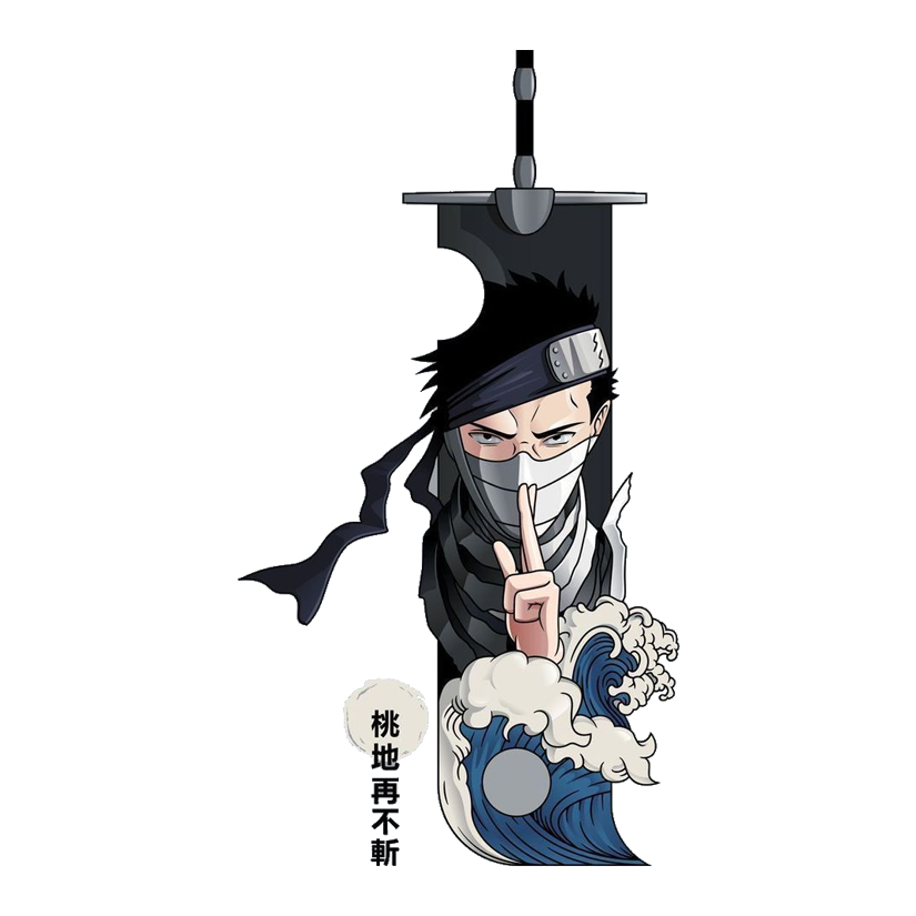 Zabuza Momochi Premium Vinyl Stickers
